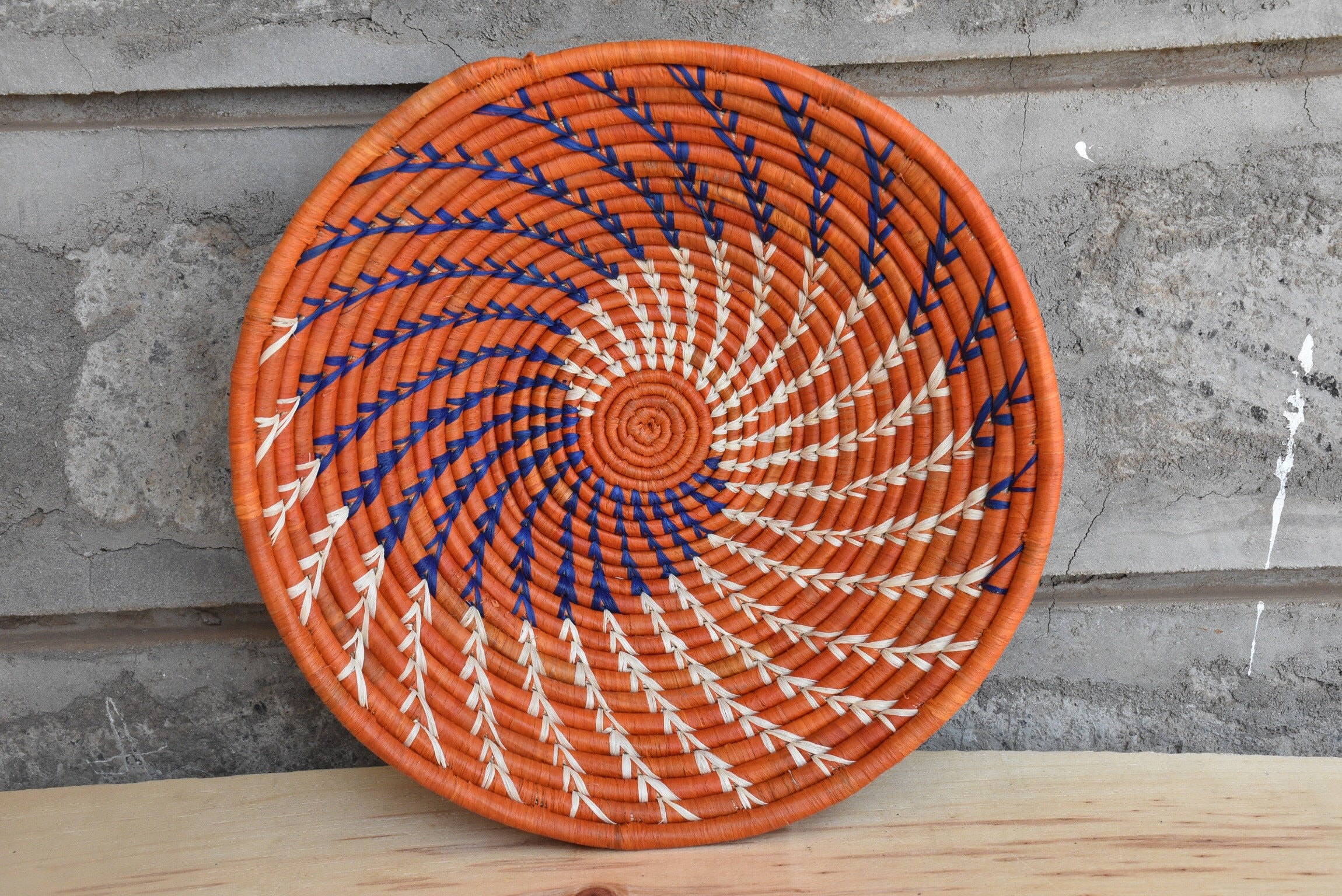 SALE African Wall Basket Set Woven Wall Hanging Basket Decor Etsy