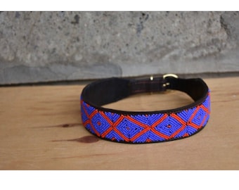 Masai belt, Leather belt, Beaded belt, Handmade belt, Maasai beaded leather belt, African beaded belt, Men belt, Casual belt, Boho belt,