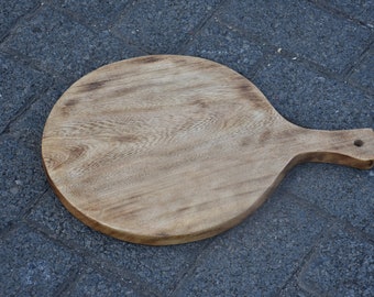 Houten snijplank, rustieke houten serveerplank, met de hand gesneden houten snijplank, boerderijkeukendecor, houten kaasplank,