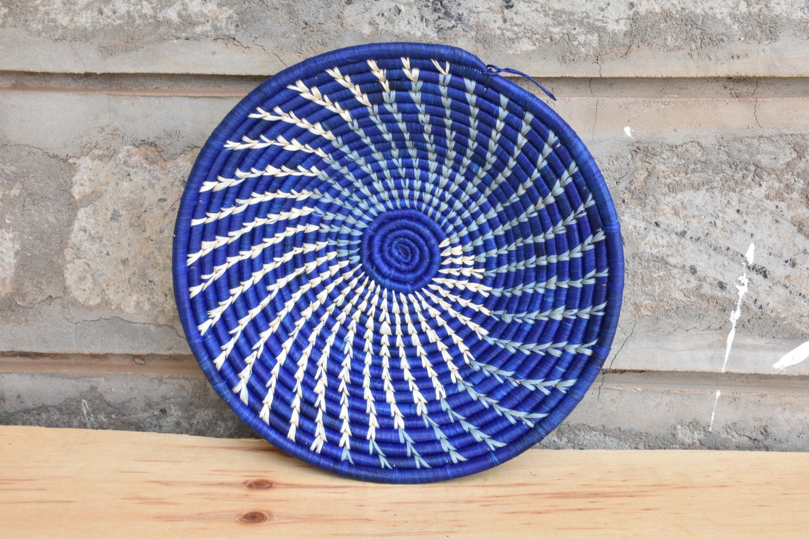 African Wall Basket Woven Wall Hanging Basket African Woven Etsy