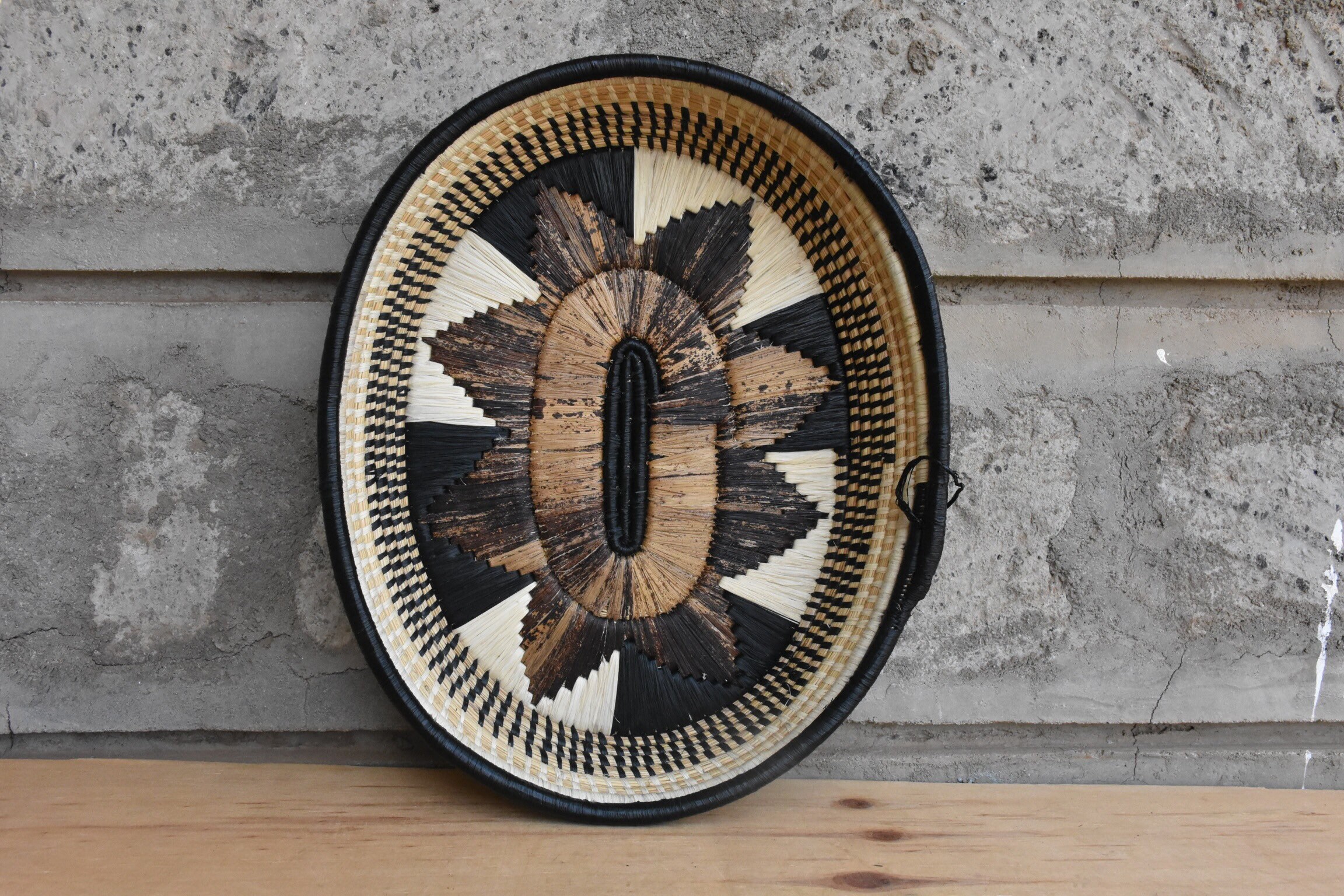 ON SALE Woven Wall Basket African Baskets Wall Decor Hand Etsy