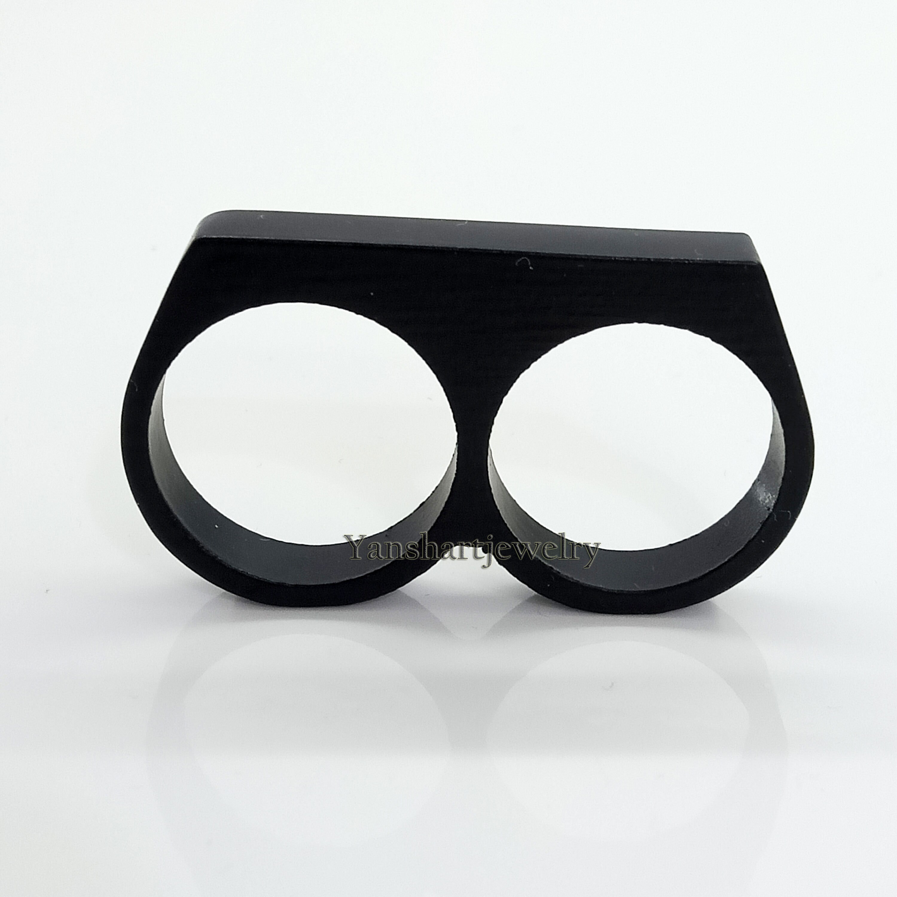 Two Finger Ring Double Finger Jewelry Bar Ring 925 Sterling Etsy