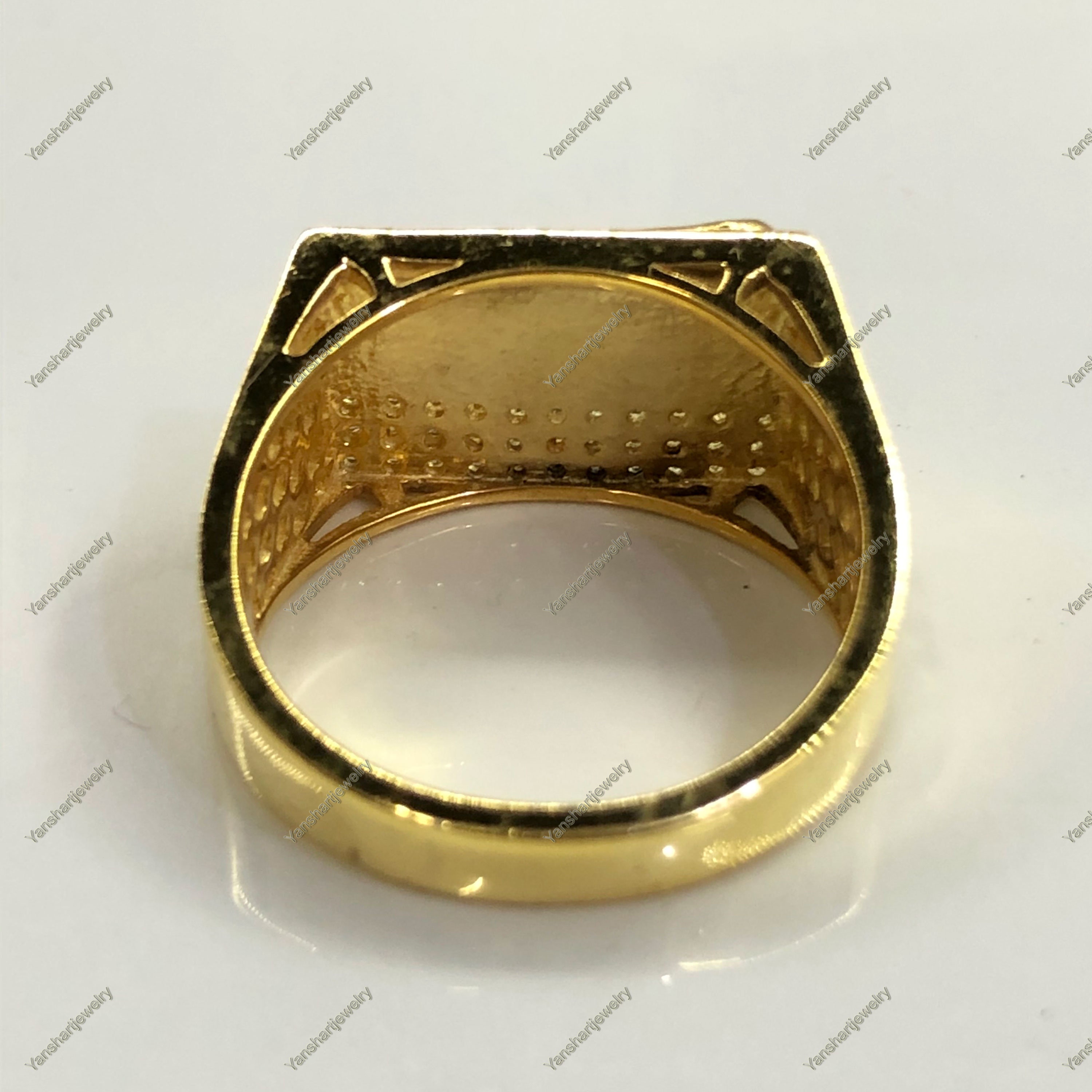 Jaguar Silver Mens Ring Jaguar logo Band Personalized | Etsy