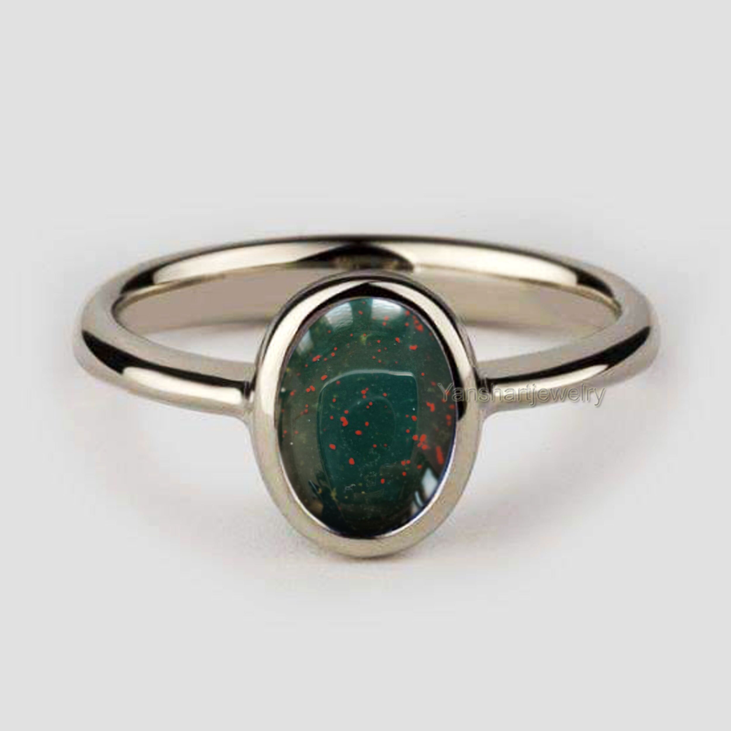 Bloodstone ring sale womens