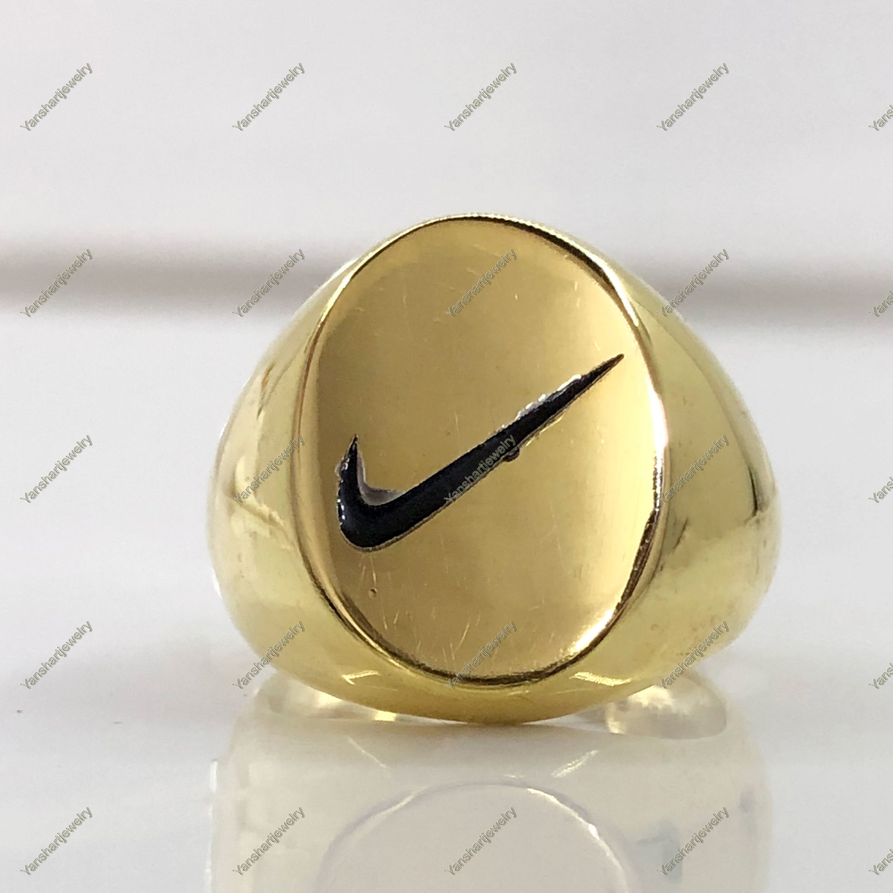 Nike Silver Ring Just Do It Ring Silver Nike Jewelry Etsy