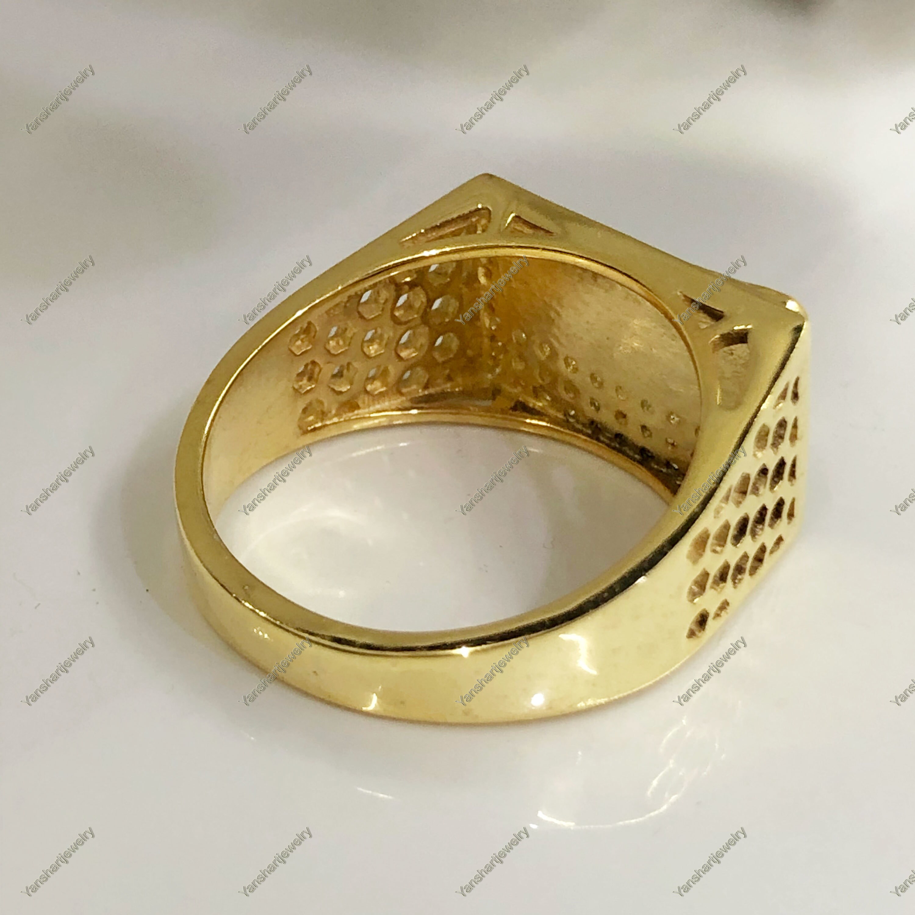 Jaguar Silver Mens Ring Jaguar logo Band Personalized | Etsy