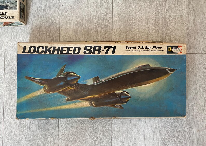 Revell Lockheed SR-71 Blackbird Spy Plane Model Kit - Etsy UK