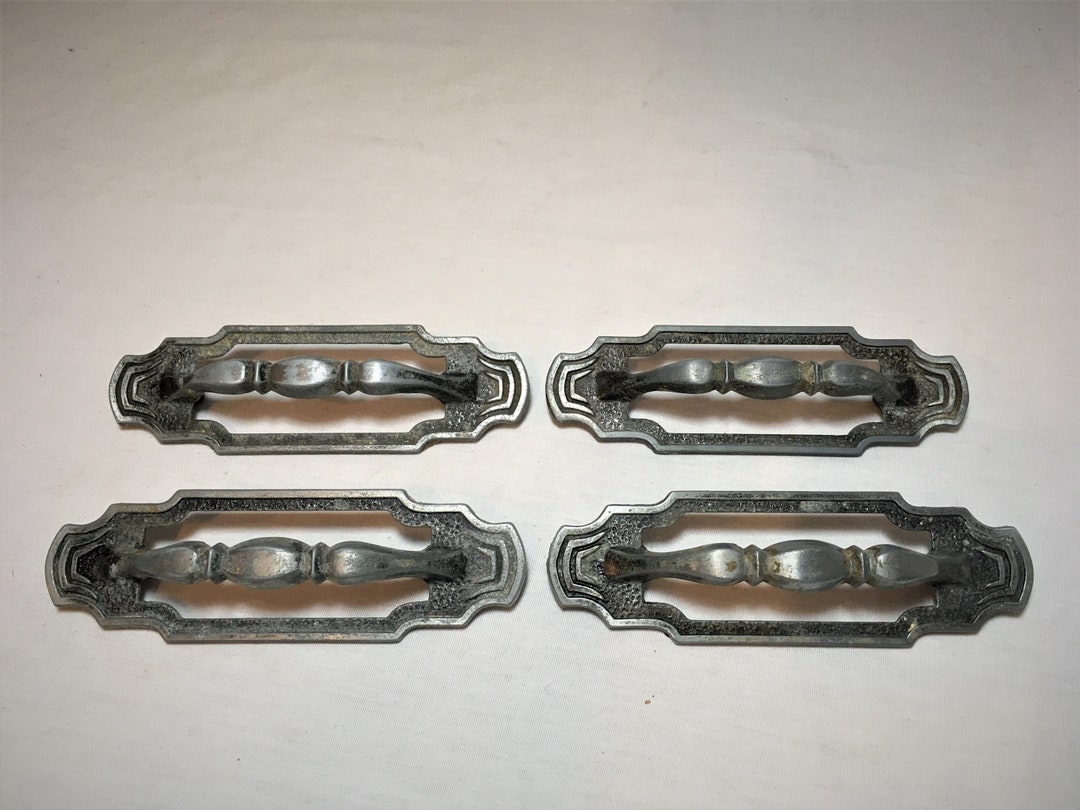 Vintage Mid Century Drawer Pulls Matching Tudor / Arts & Crafts Handles