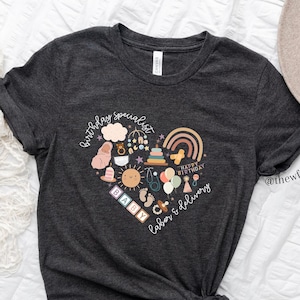 Labor and Delivery Shirt, Labor Nurse Tshirt, Birthday Specialist Shirt, Nursing Student Gift, Heart Nurse T-Shirt, Nursery Unit Tee