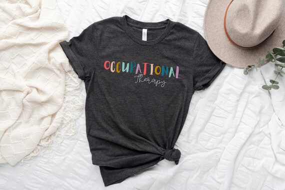 Colorful Occupational Therapist Shirt, Rainbow OT tshirt, Cute OTA Therapy t-shirt