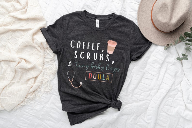 Doula Rainbow Shirt New Grad Gift Tee Colorful Future Doula Assistant Tshirt