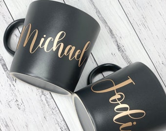 Personalised 300ml Name mugs present gift