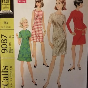 Vintage Sewing Patterns McCall's Simplicity 1967, 1968 Size 10 Jacket, Top,  Pants, Shorts, Coat Mod Mid Century 1960s Clothing Styles