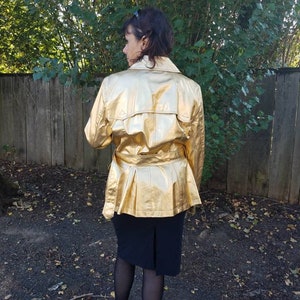 Ralph Lauren Gold short trenchcoat. image 2