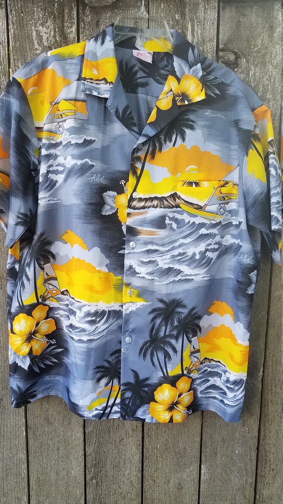 Kalena Fashions of Hawaii men's button down shirt… - image 1