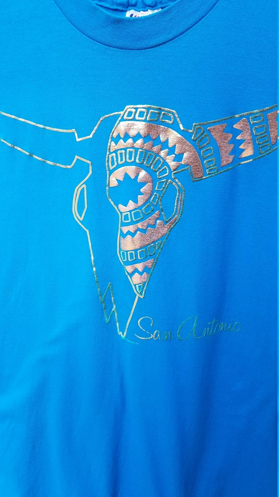 Vintage San Antonio, Texas Hanes Beefy T-shirt. T… - image 2
