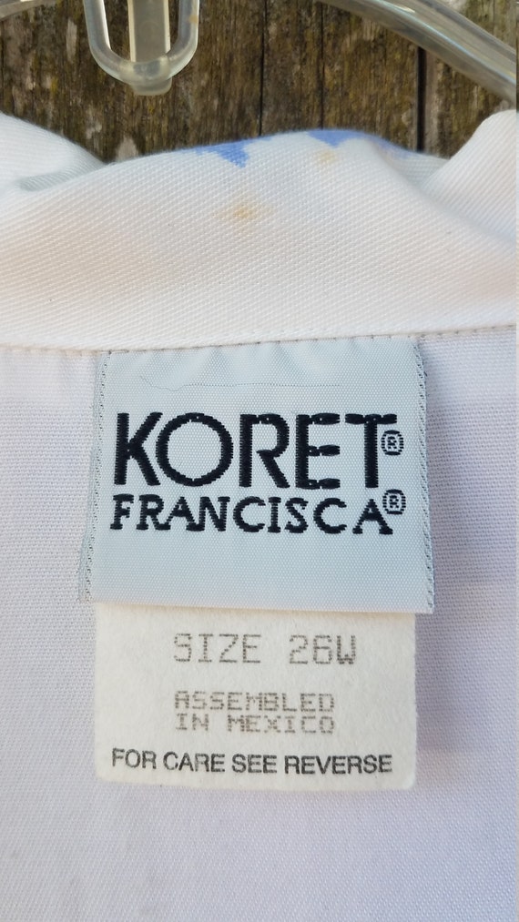 1980s Koret Francisca large unisex button down sh… - image 4