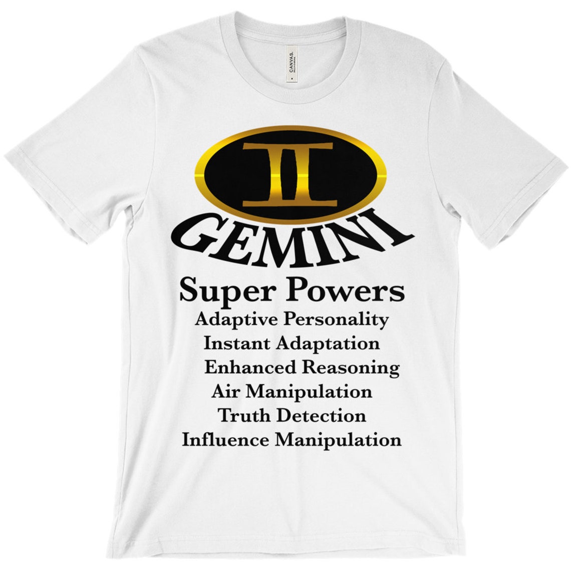 Zodiac Shirt Gemini Super Power Tshirt Gemini Tee Gemini Gift Gift for