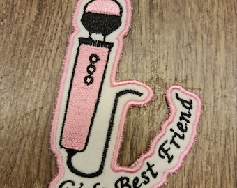 Edgyyyyy Designs wand Embordered Badge