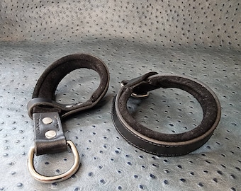 Edgyyyyy Designs quick leather cuffs