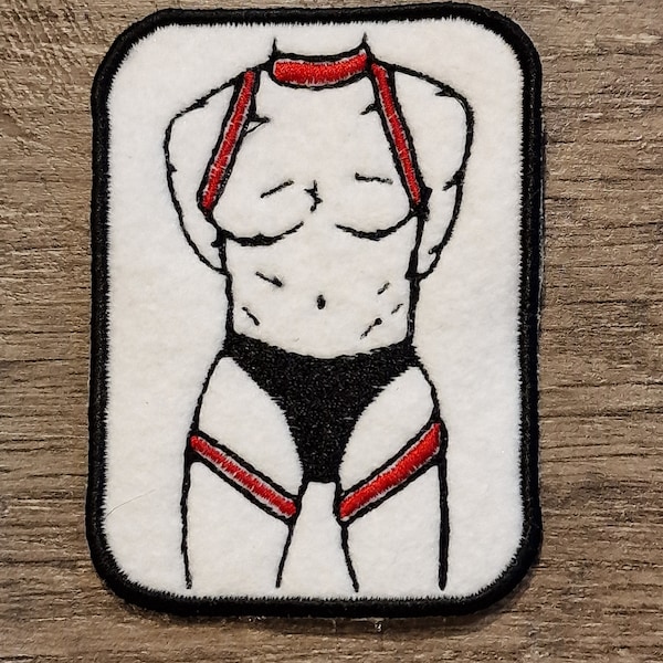 Edgyyyyy Designs Tied Male Embored Badge