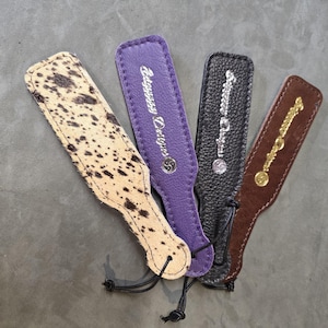 Edgyyyyy Designs Mini leather paddles