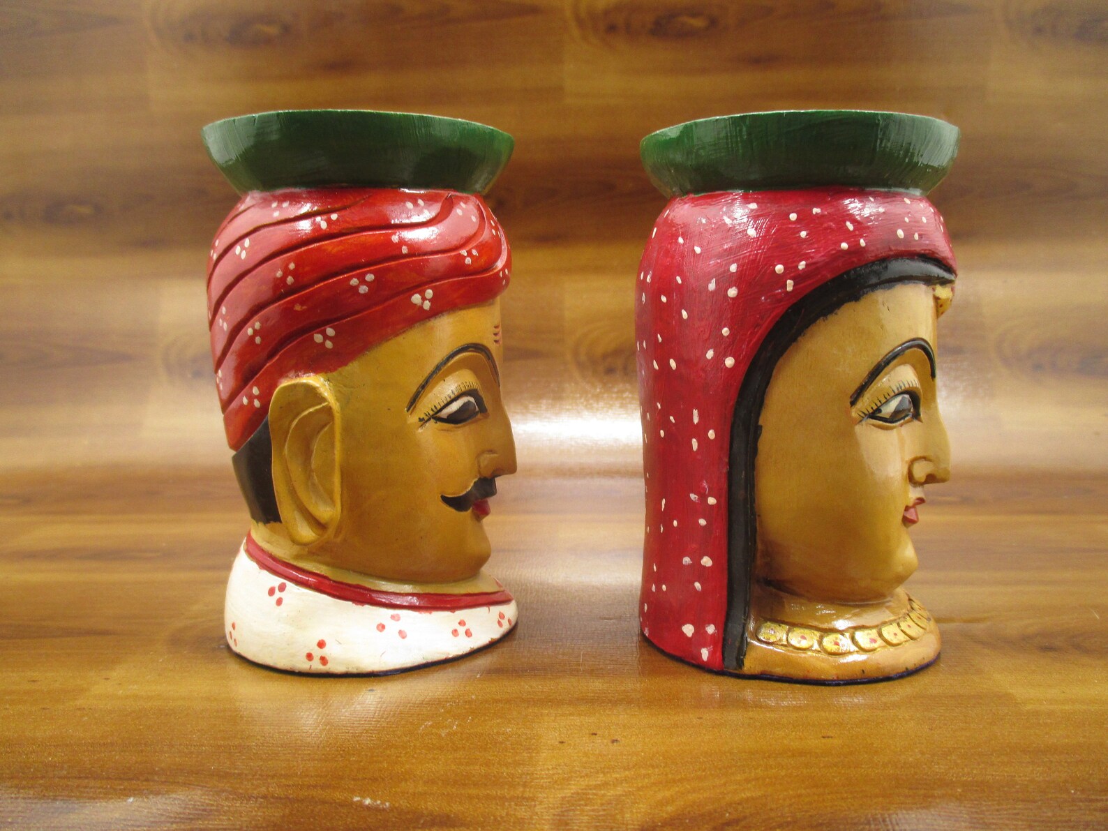 These Are Kadam Wood Antique Pots Used as Both Flower and Pen | Etsy