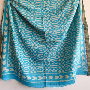 Bandana Scarf Hand Block Print 42×42 inches Natural Dye, Handmade,block Print, Natural Colours,Block Print,Organic Colours,Organic Cotton