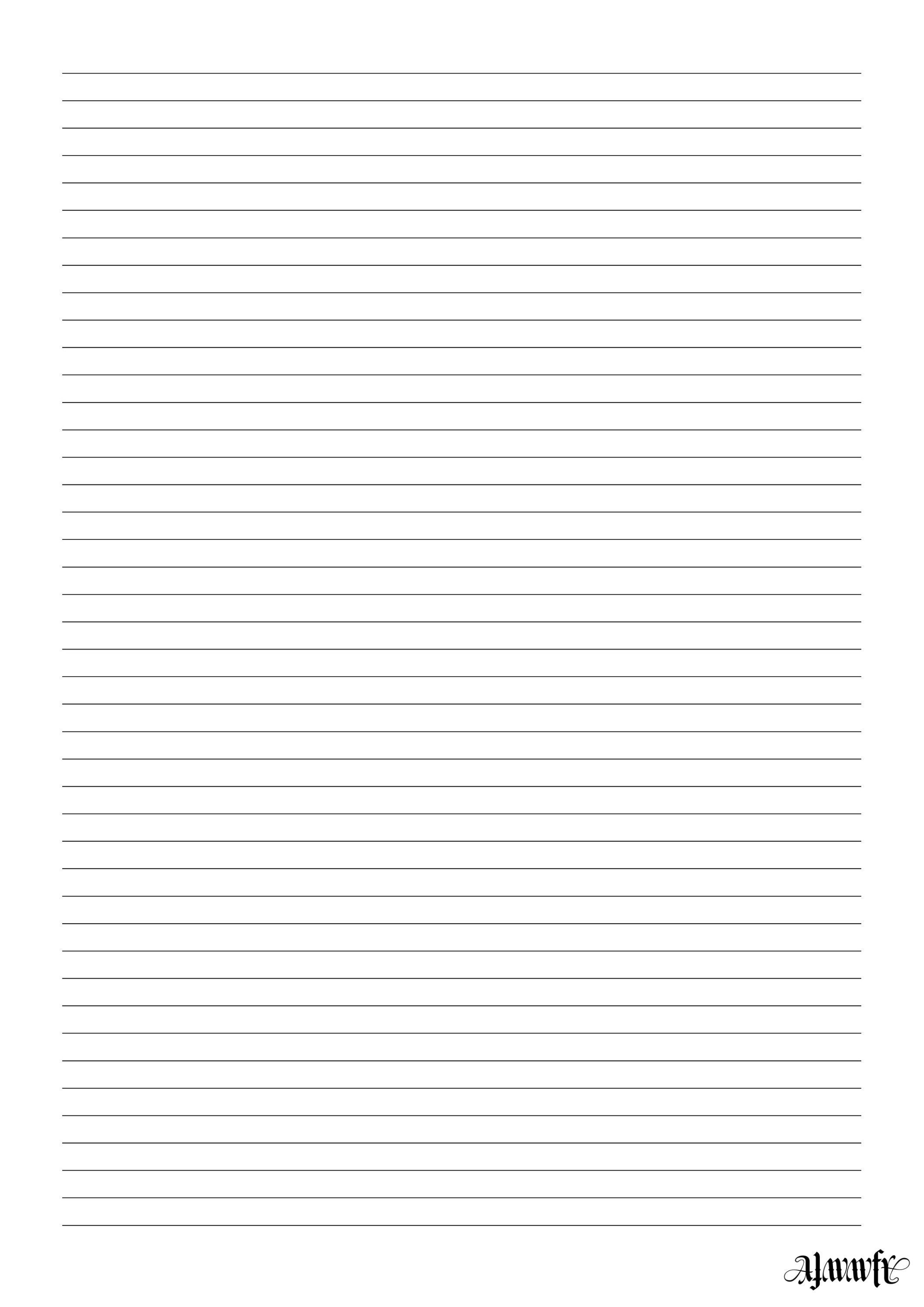 Free 19 Sample Lined Paper Templates In Pdf Ms Word Raised Line
