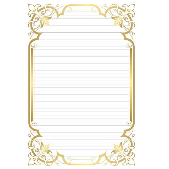 11 Best Printable Lined Paper With Borders - printablee.com