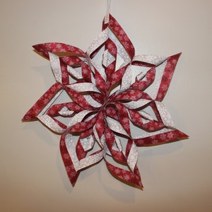 How to make a Fabric Snowflake - PDF Download