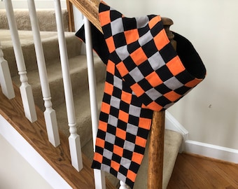 How to Sew A Checkered Flannel Winter Scarf Tutorial - PDF Download