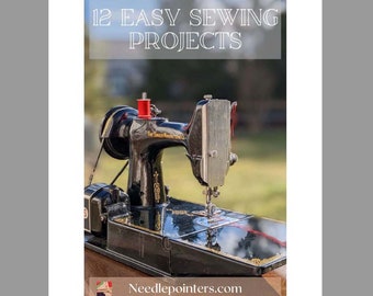 12 Easy Sewing Patterns Book - PDF Download