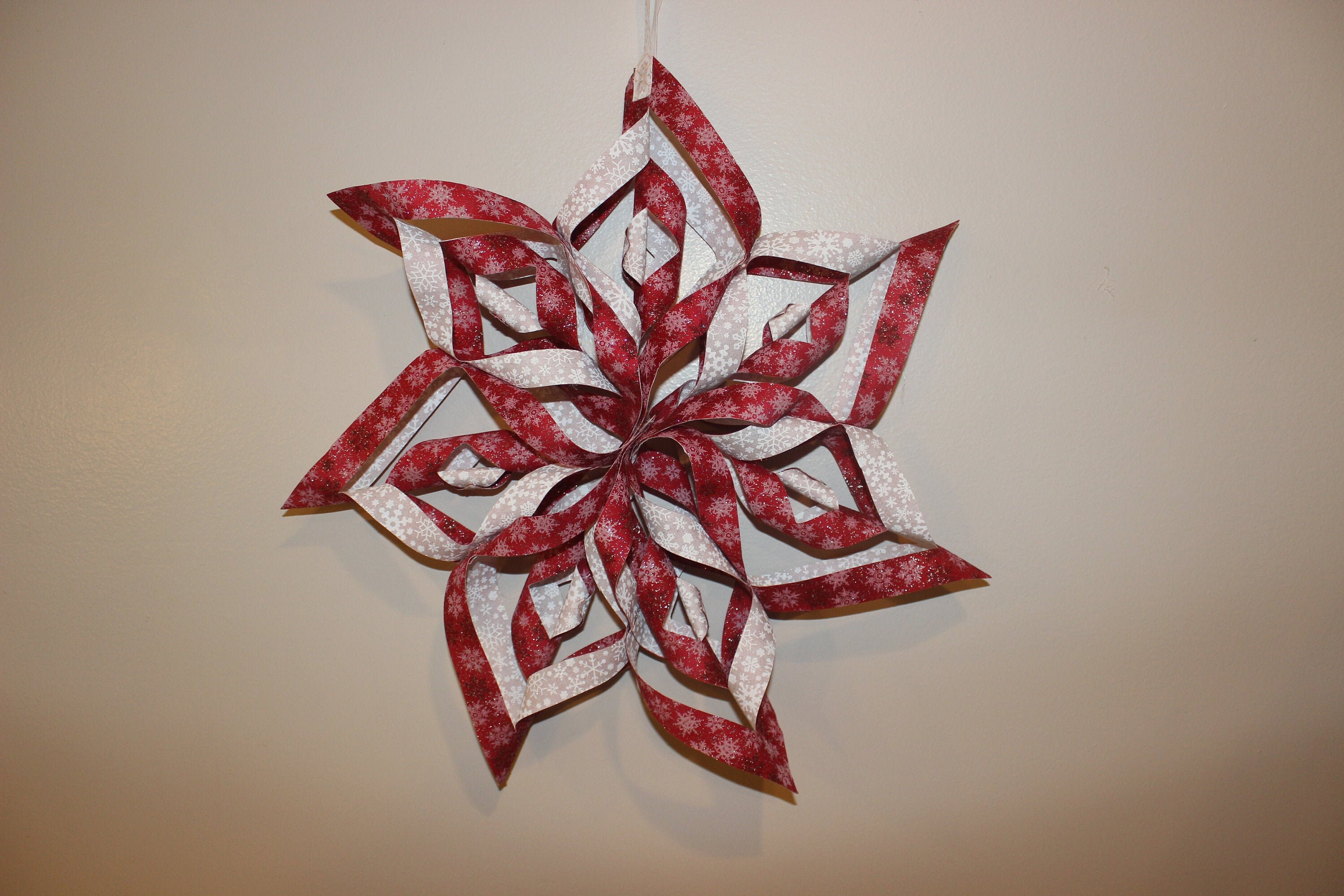 How To Make A Fabric Snowflake PDF Download Etsy