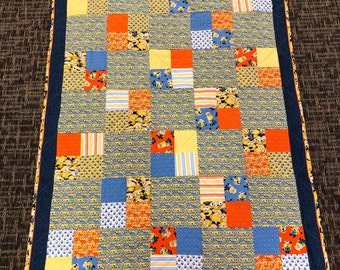Easy Charm Pack Quilt Pattern (Beginner Quilting - Four Patch Quilt) - PDF Download