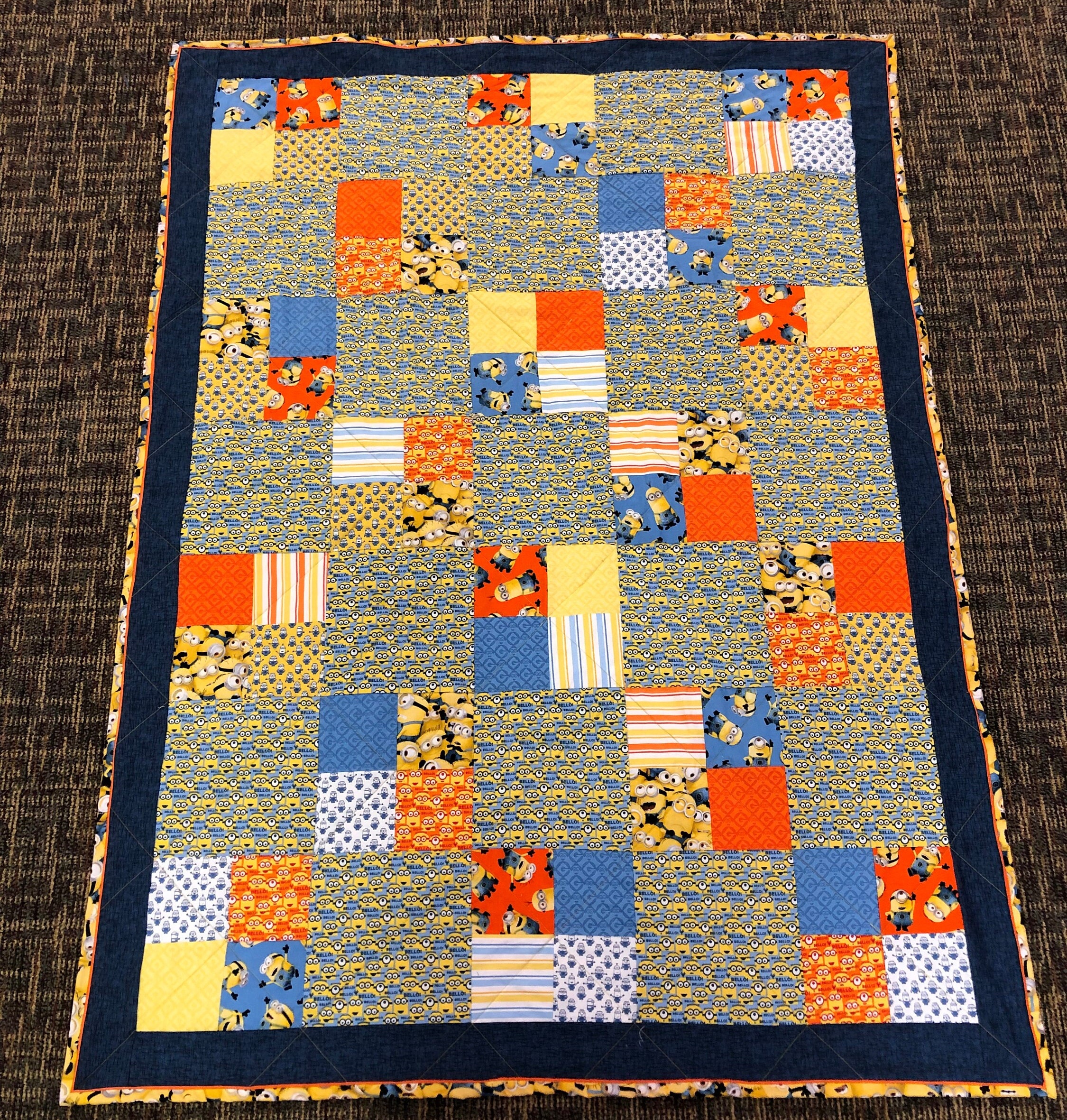 Easy four patch quilt - Etsy 日本
