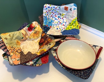 Crazy Bowl Cozy Tutorial with Accuquilt Bowl Cozy Die - PDF Download