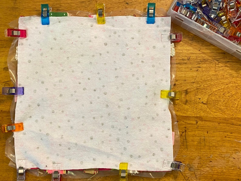 Layers pinned together.
