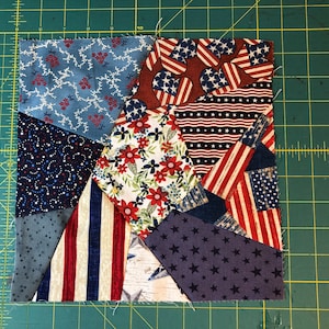 Crazy Quilt Block Tutorial with Accuquilt Go! - PDF Download