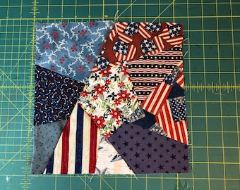 Crazy Quilt Block Tutorial with Accuquilt Go! - PDF Download