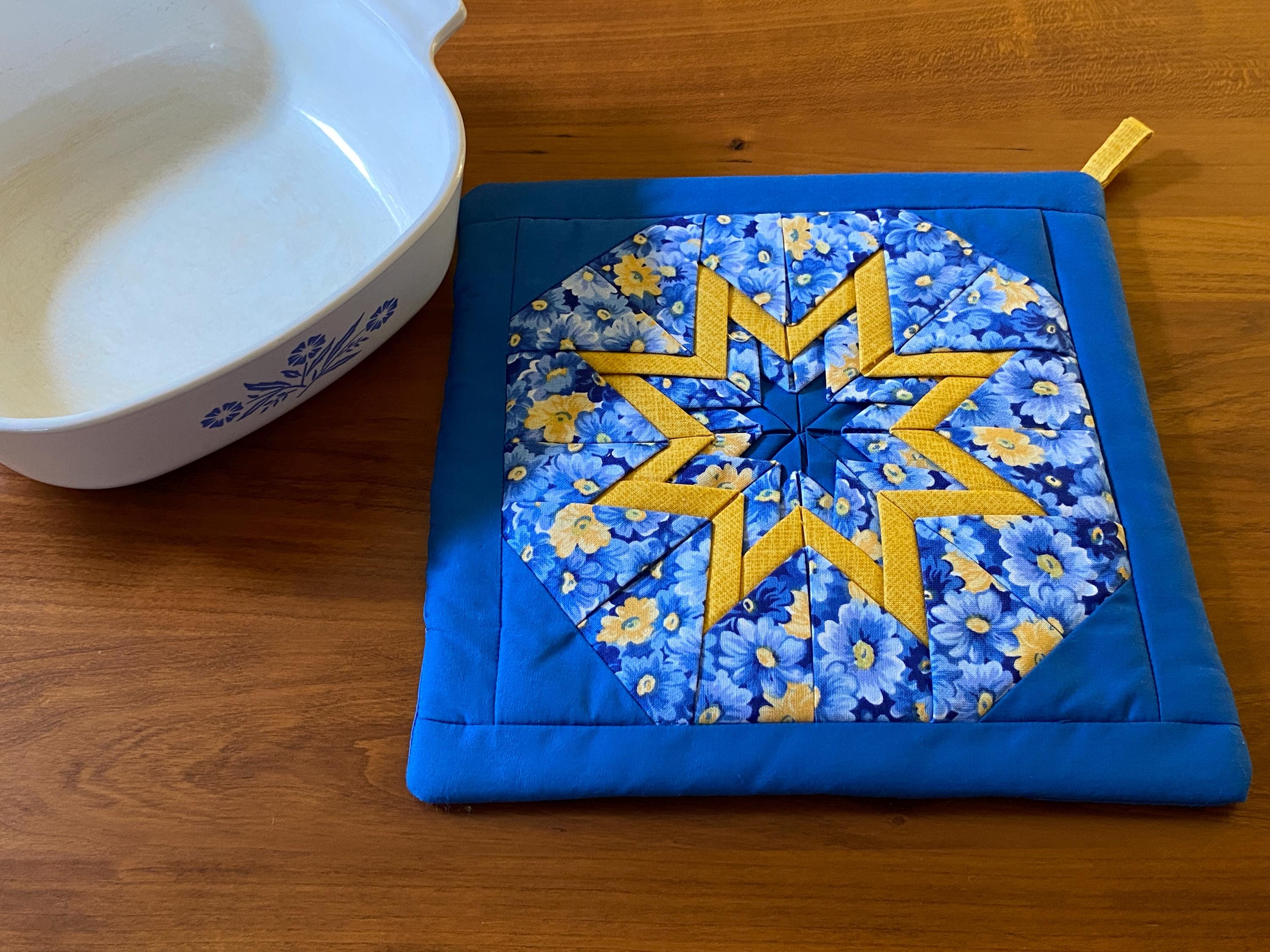 Easy Folded Star Potholder Pattern - PDF Download - Etsy