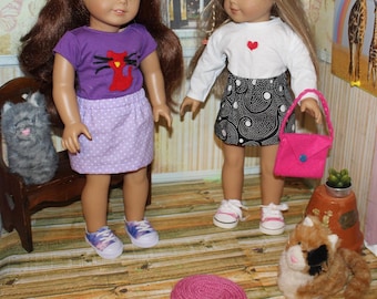 Simplest Doll Skirt Tutorial Ever for 18-Inch Doll  - PDF Download