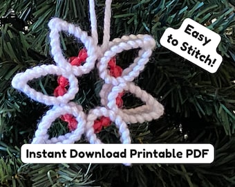 Plastic Canvas Snowflake Ornament Pattern: Beginner-Friendly Christmas Craft (PDF Tutorial + Video