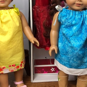 How to sew a Simple Pillowcase Doll Dress for 18-inch Doll Tutorial - PDF Download