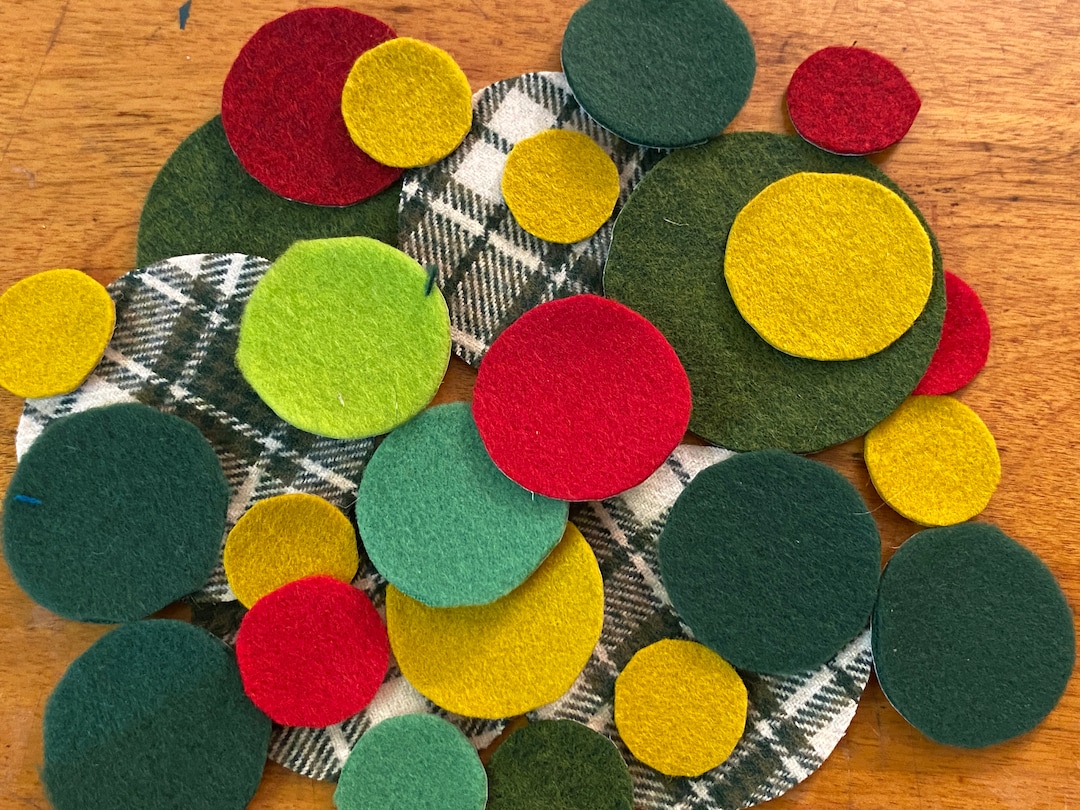 How to Make Penny Rug Circles Tutorial PDF Download Etsy