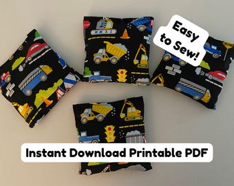 DIY Bean Bag Sewing Tutorial: Beginner-Friendly PDF Pattern + Free Video