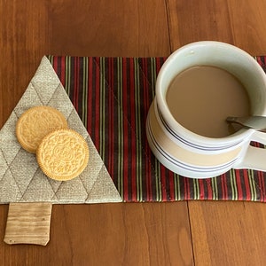 Christmas Tree Mug Rug Pattern & Tutorial - PDF Download