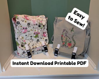 DIY Field Bag Sewing Tutorial – Step-by-Step Bag Guide, Messenger Bag, School Bag, Laptop Bag