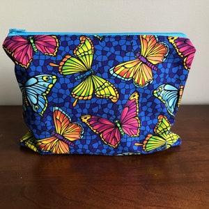 Simple Lined Zipper Pouch Tutorial (Bag) - PDF Download