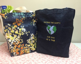 How to Sew a Reusable, Durable Grocery Bag Tutorial - PDF Download